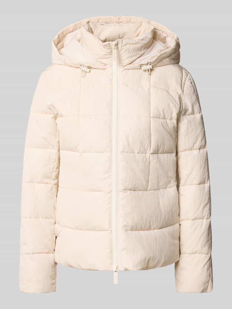 Armani Exchange Gewatteerd jack met tweewegritssluiting