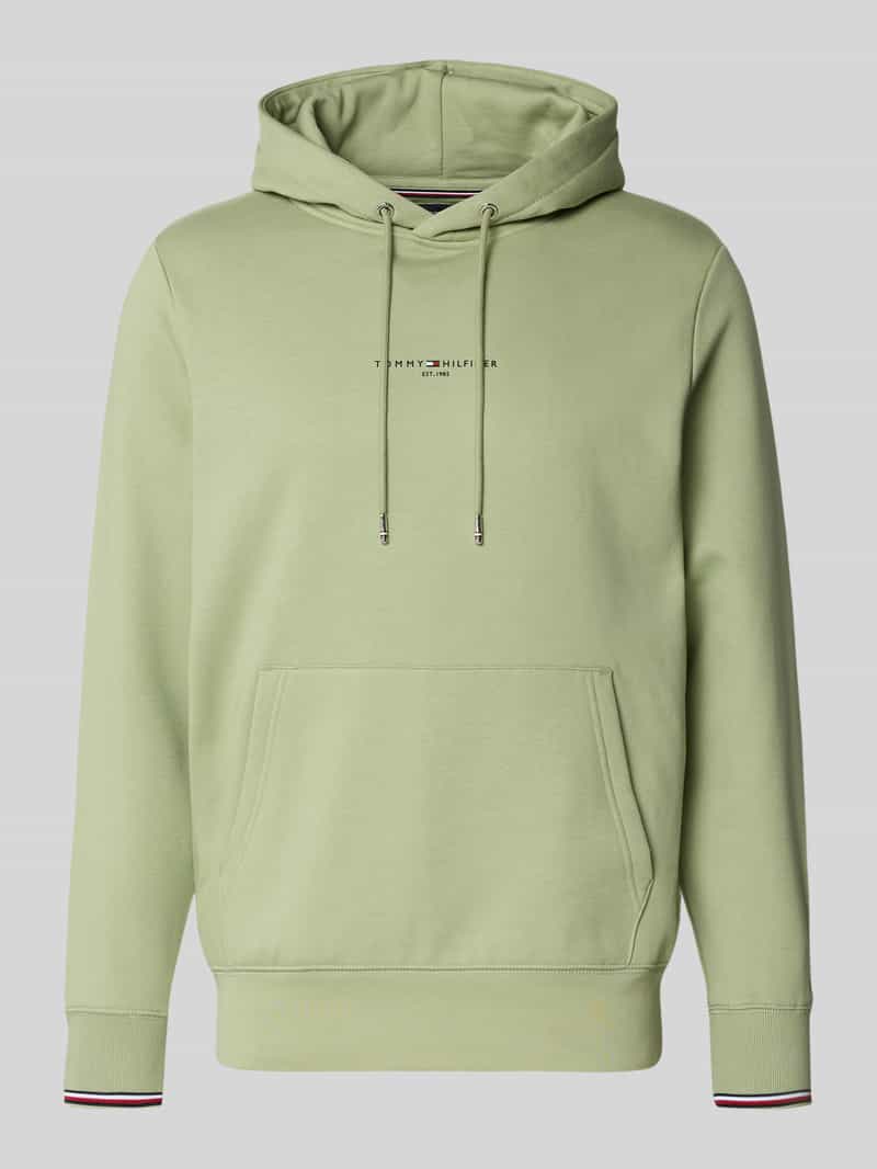 Tommy Hilfiger Regular fit hoodie van katoenmix