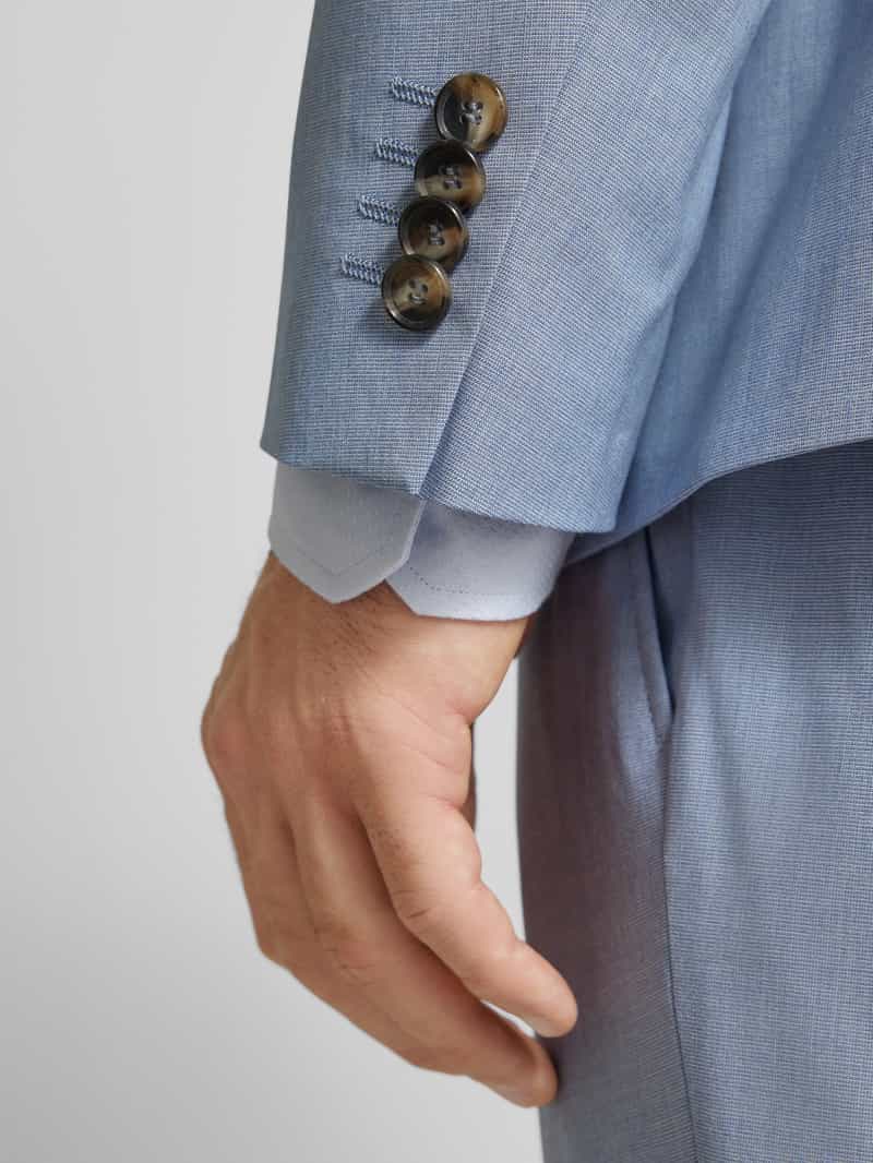 s.Oliver BLACK LABEL Slim fit 2-knoopscolbert met viscosegehalte