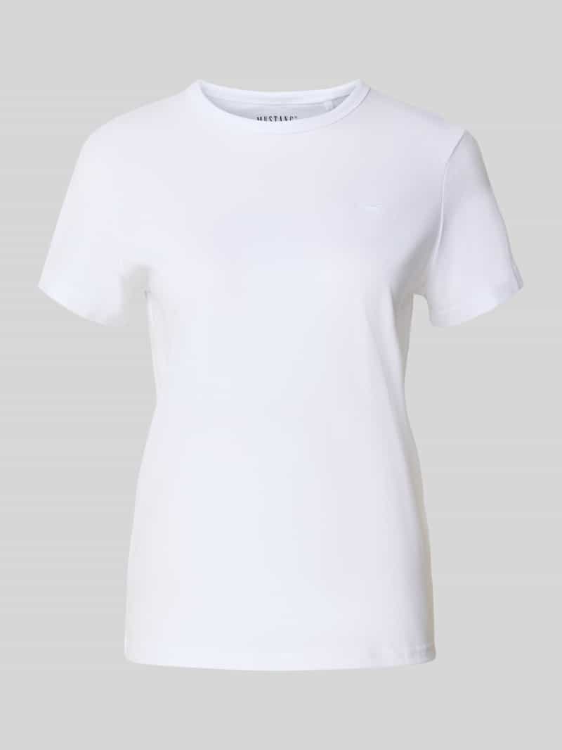 mustang T-shirt met ronde hals model 'Ada'