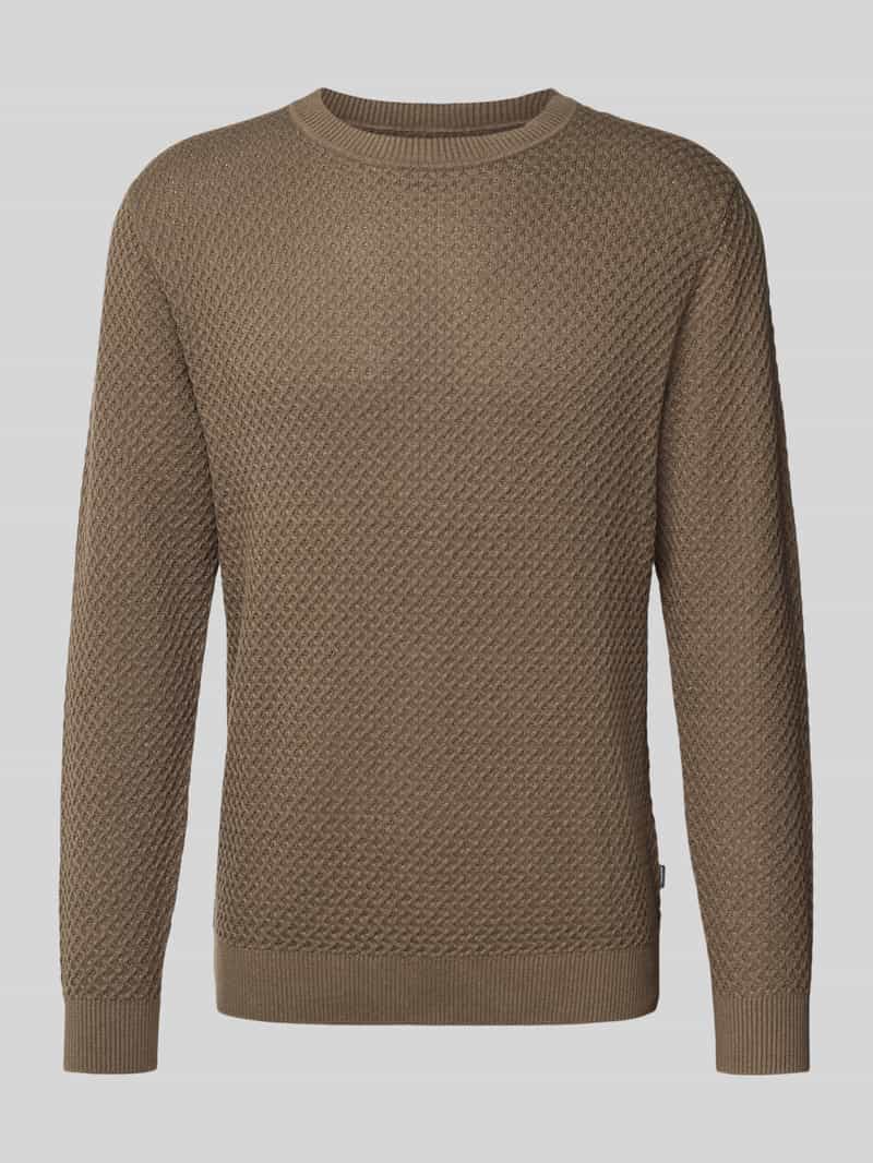 Jack & Jones Premium Gebreide pullover met structuurmotief model 'BARKLEY'