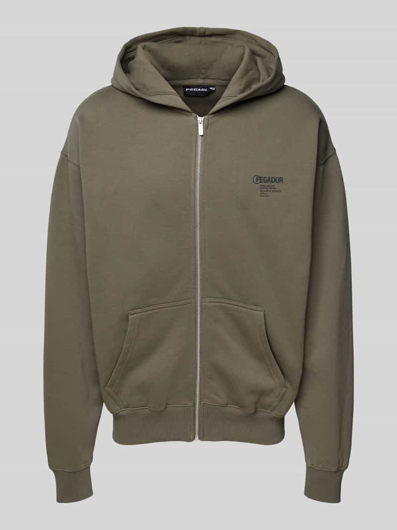 Pegador Oversized sweatjack met labelprint model 'MAHAN'