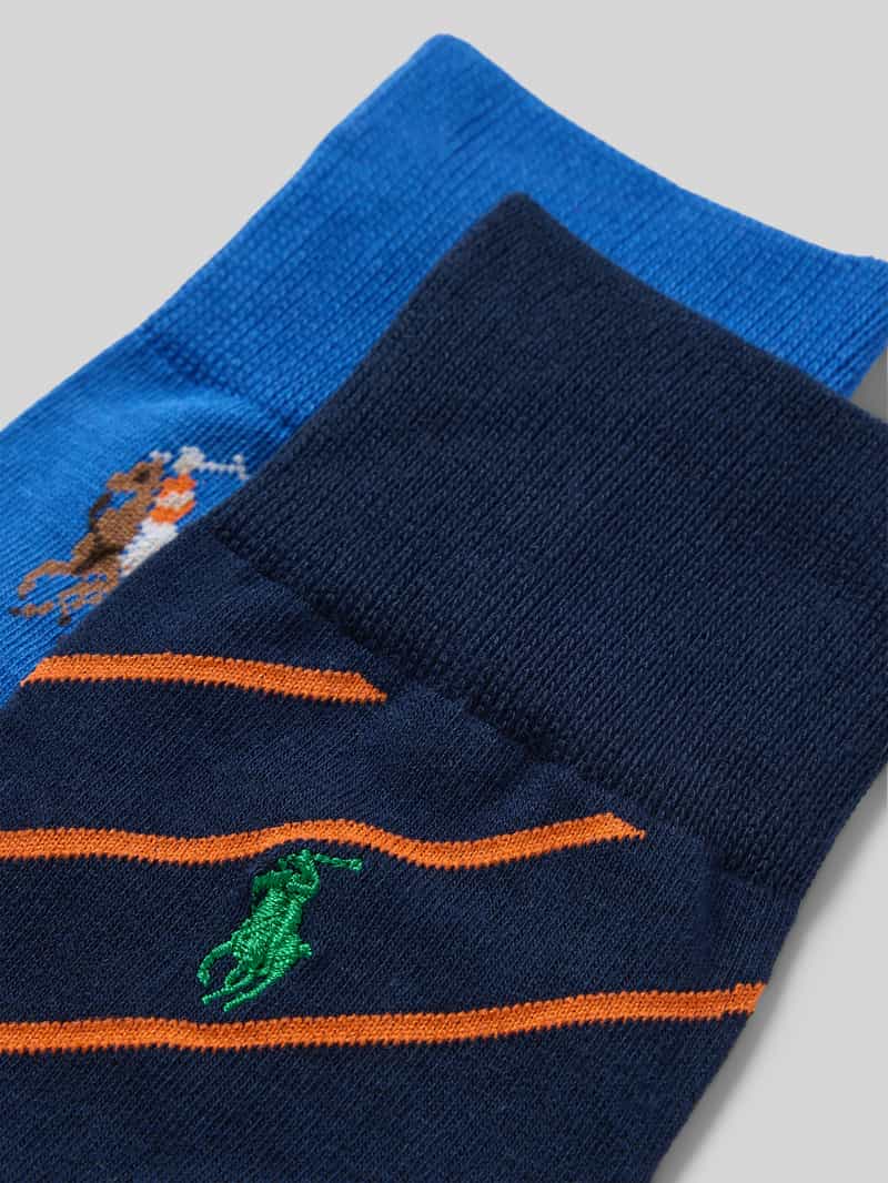 Polo Ralph Lauren Underwear Sokken met logostitching in een set van 2 paar