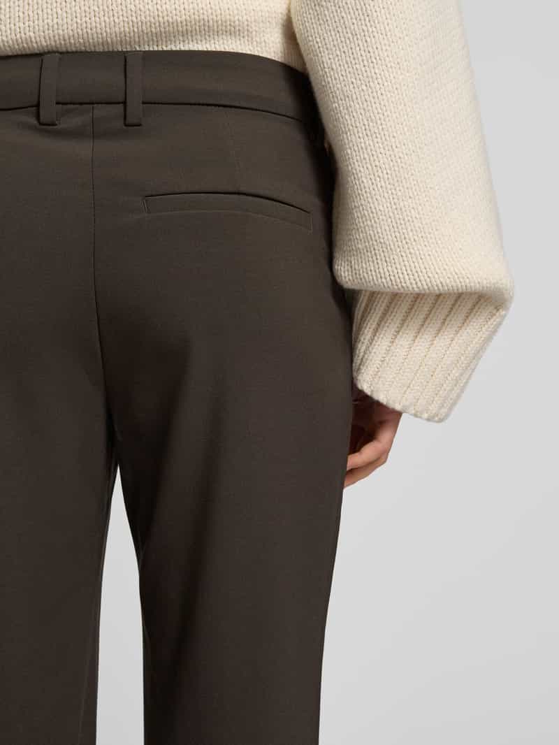 Weekday Flared stoffen broek met achterzakken model 'Kate'