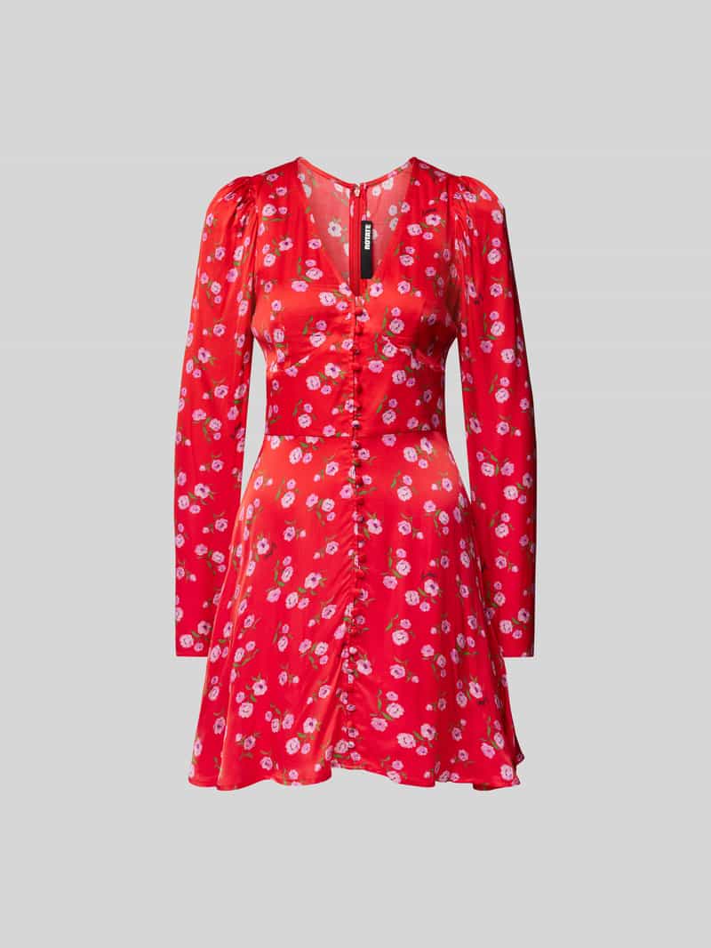 Mini-jurk met all-over motief