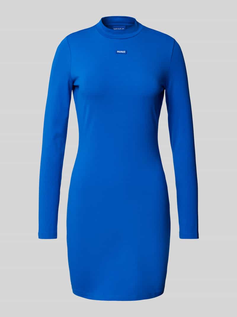 Hugo Blue Mini-jurk met labelbadge model 'Nilla'