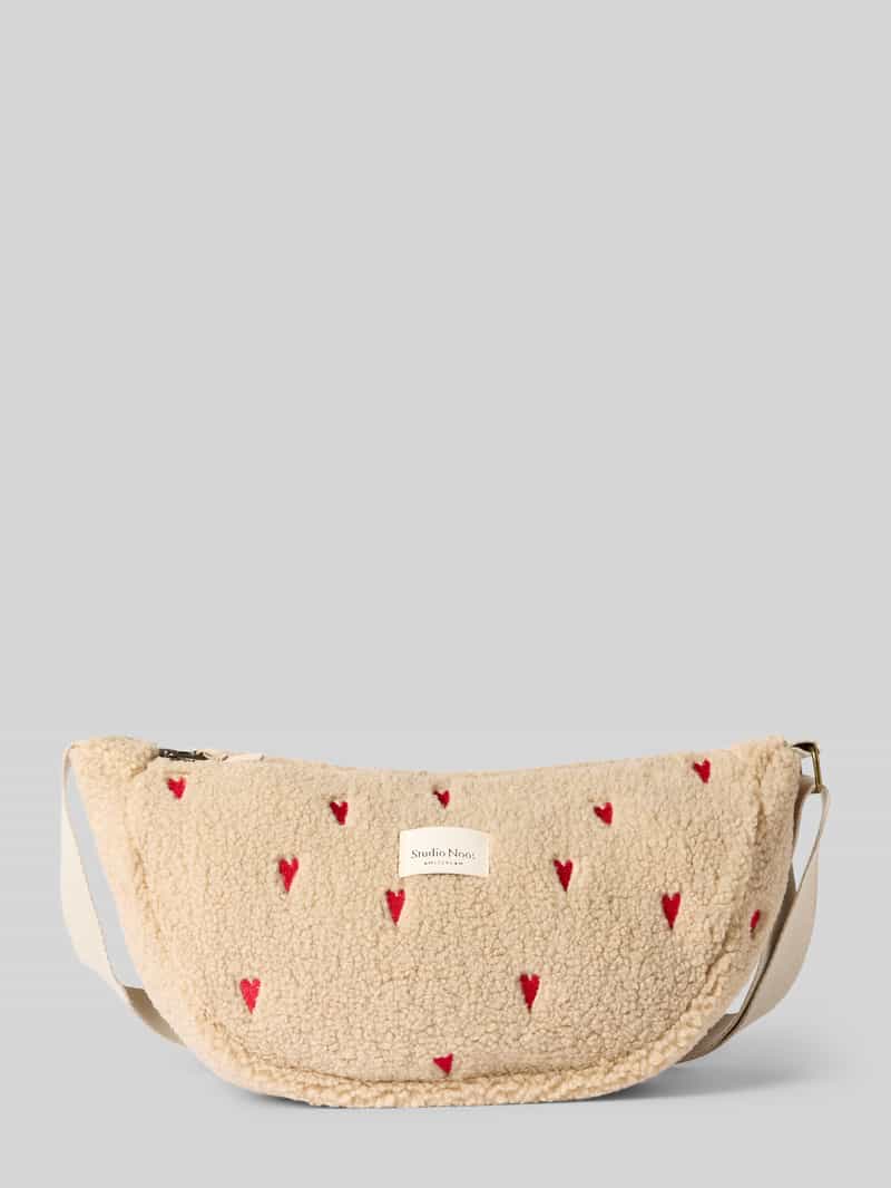 STUDIO NOOS Heuptasje met all-over logostitching model 'Teddy'