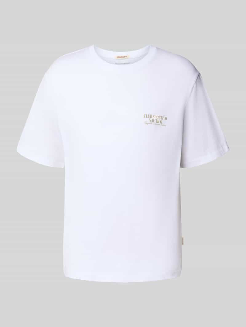 T-shirt met statementprint, model 'HYDRA PHOTO'