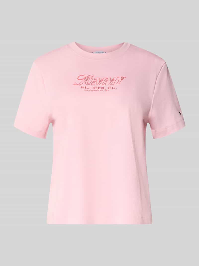 Slim Fit T-shirt van puur katoen
