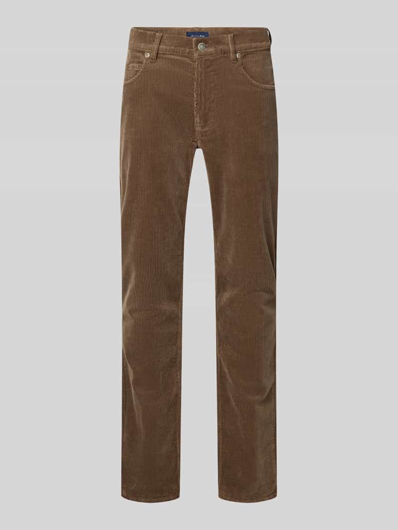 regular fit corduroy broek in 5-pocketmodel