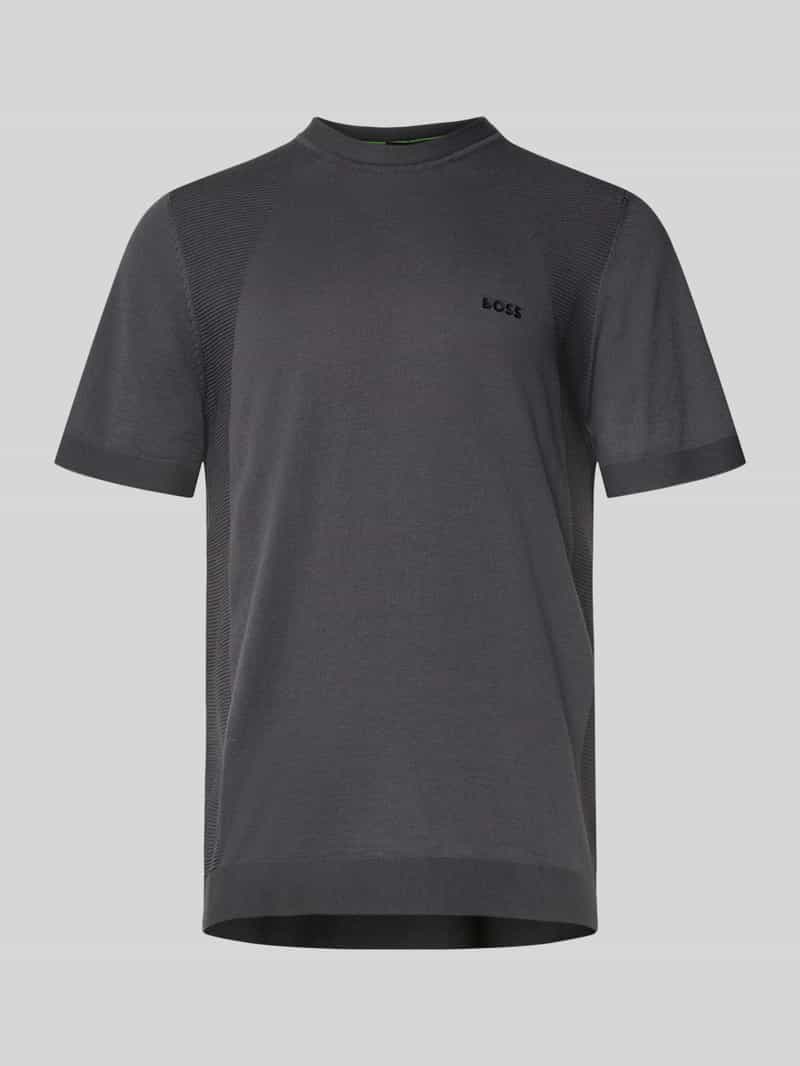 BOSS Green Regular fit T-shirt van katoenmix model 'MOMENTUM'