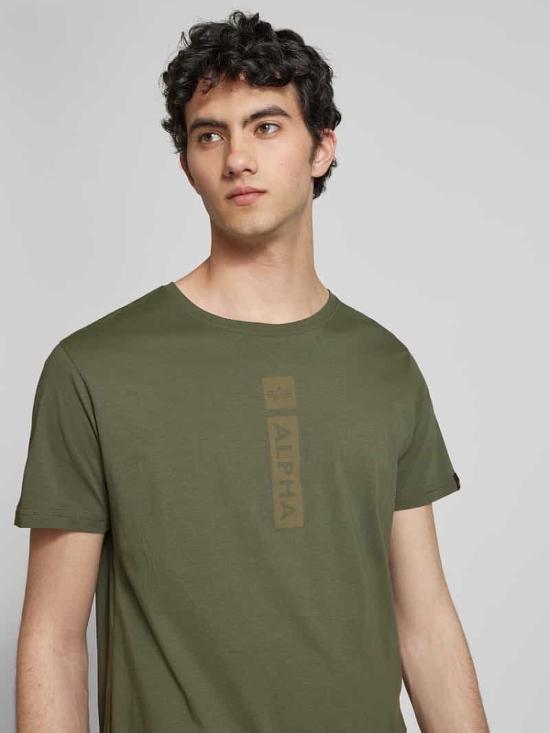 alpha industries T-shirt van zuiver katoen