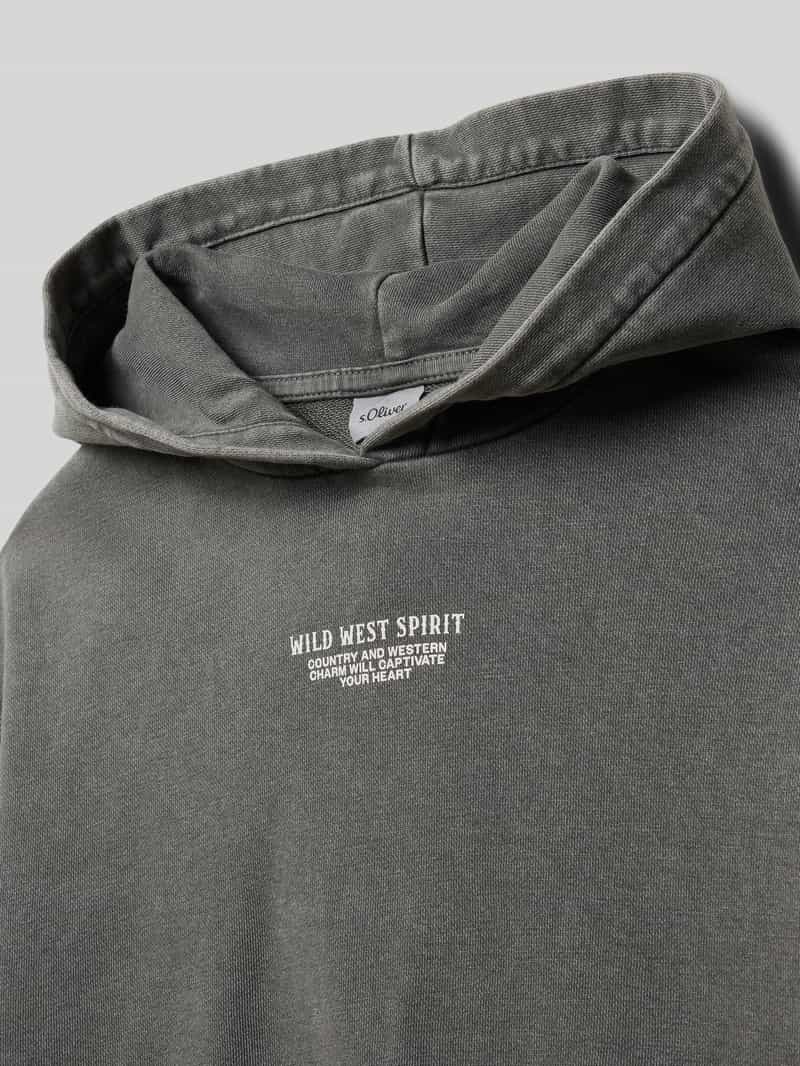 s.Oliver RED LABEL Oversized hoodie van katoenmix