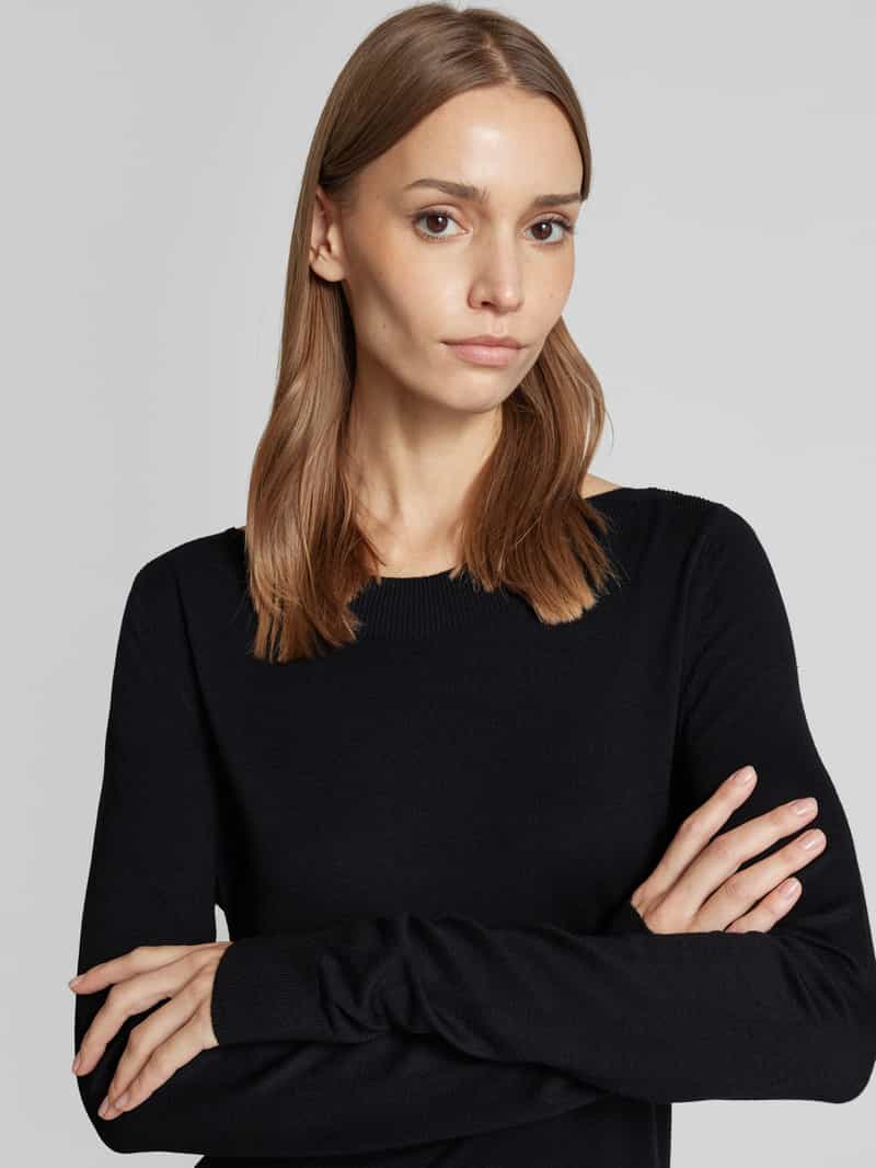 Tom Tailor Slim fit gebreide pullover met ribboord