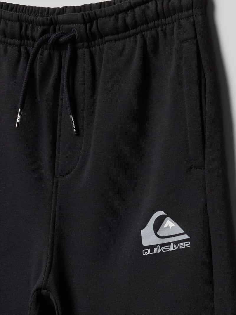 Quiksilver Regular fit sweatshorts met labelprint model 'EASY DAY'