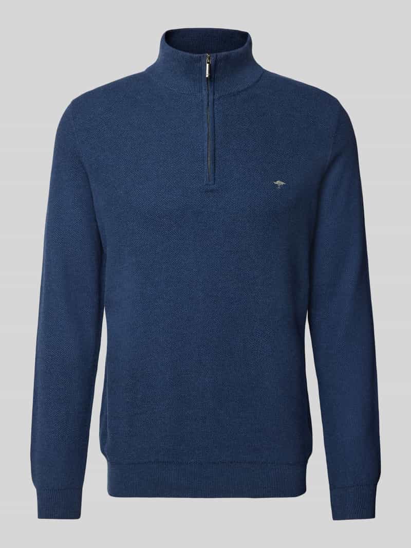 FYNCH-HATTON Gebreide pullover met labelstitching