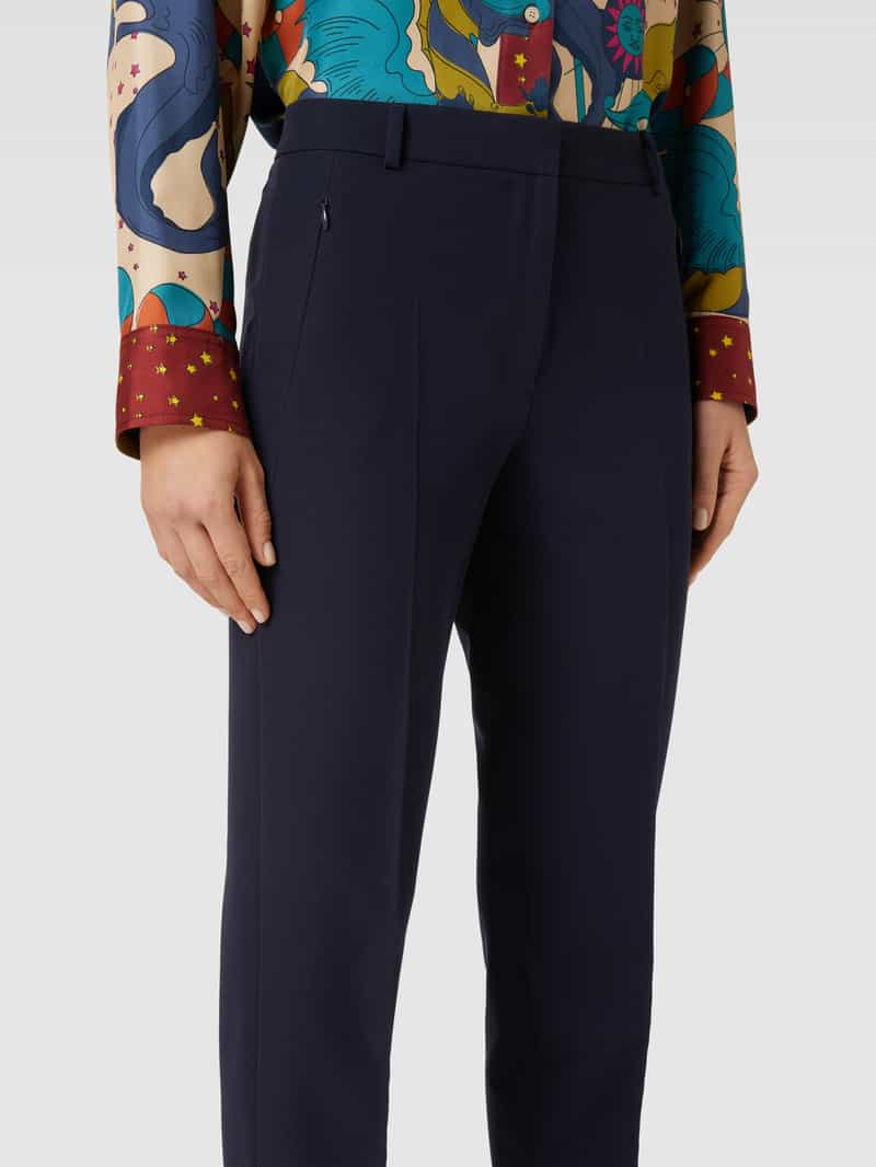 Jake*s Collection Slim fit broek in effen design