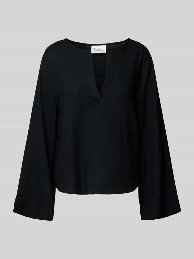 My Essential Wardrobe Blouseshirt met V-hals model 'Dias'