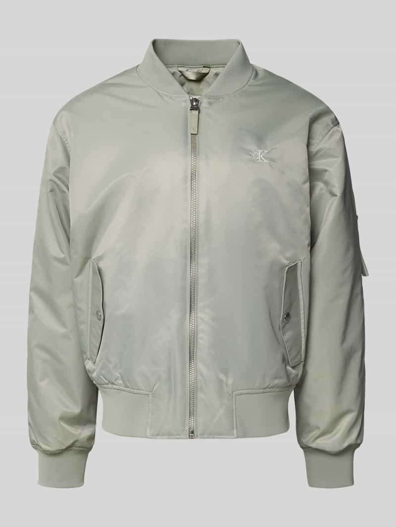 Calvin Klein Jeans Bomberjack met labelstitching