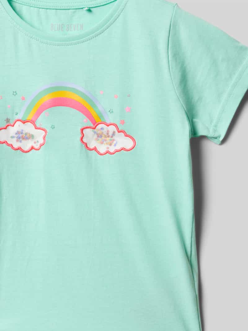 BLUE SEVEN T-shirt met motiefprint