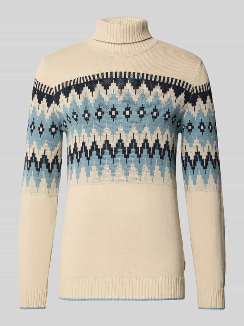 Blend Gebreide pullover met ribboorden model 'BENJI'