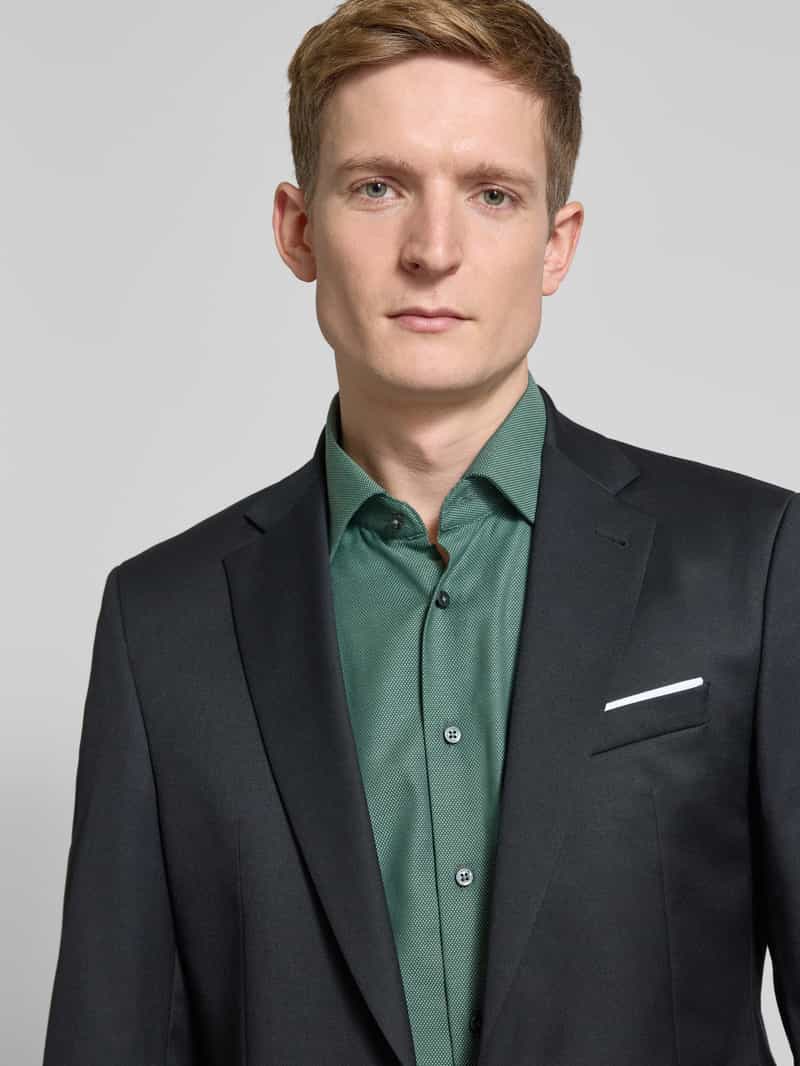 Eterna Regular fit zakelijk overhemd met kentkraag