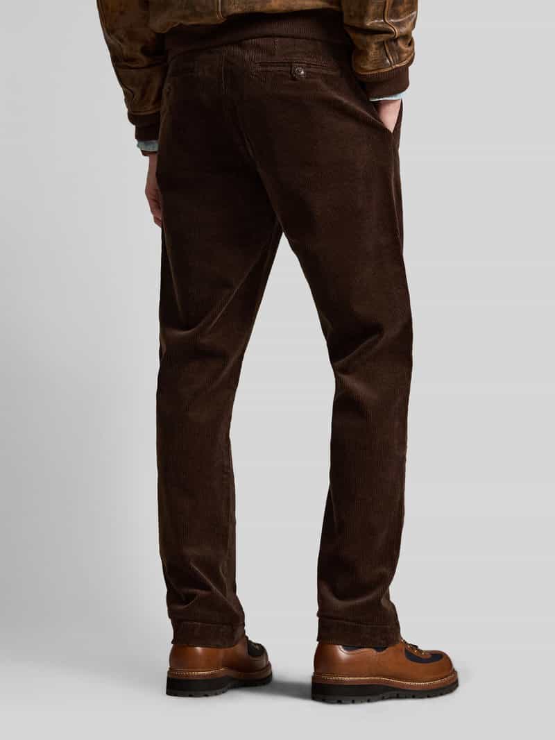 Polo Ralph Lauren straight fit corduroy broek van katoenmix