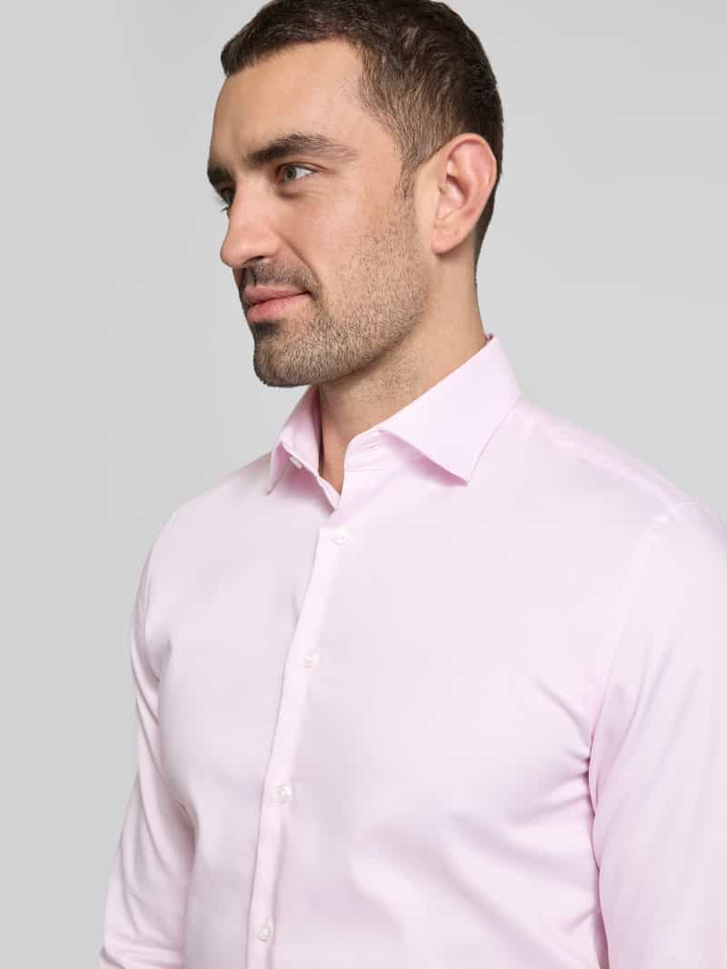 seidensticker Slim fit zakelijk overhemd van fijn twill