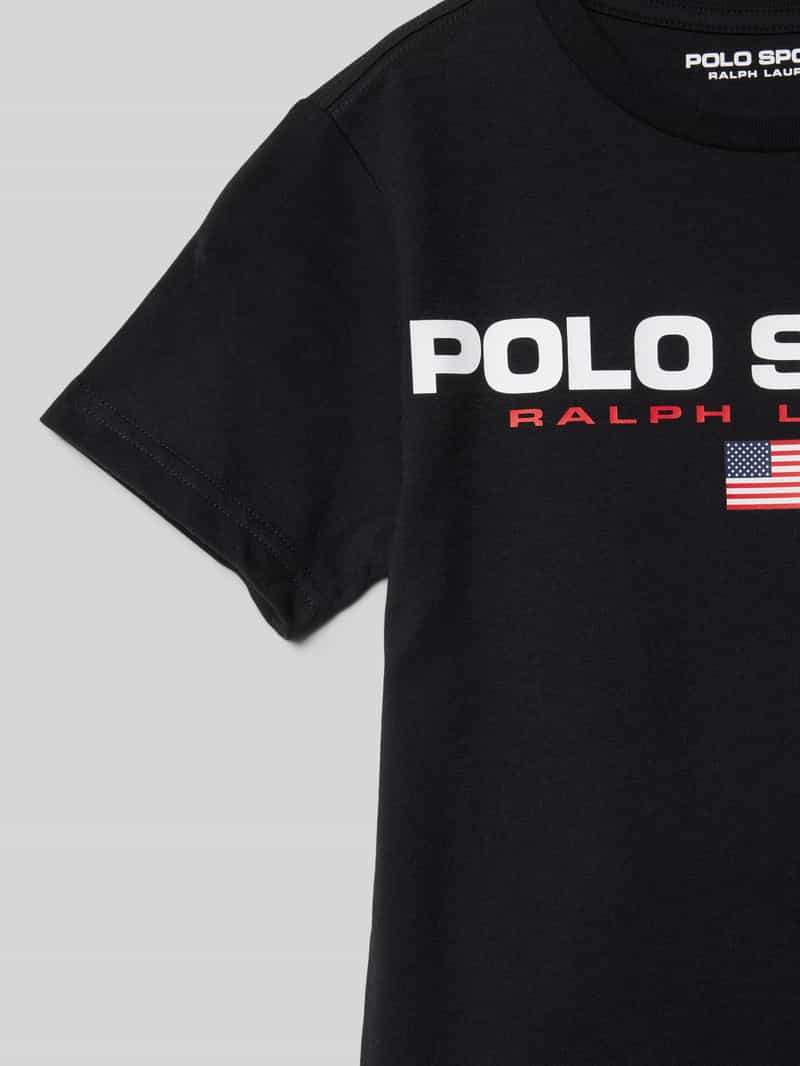Polo Sport T-shirt met labelprint