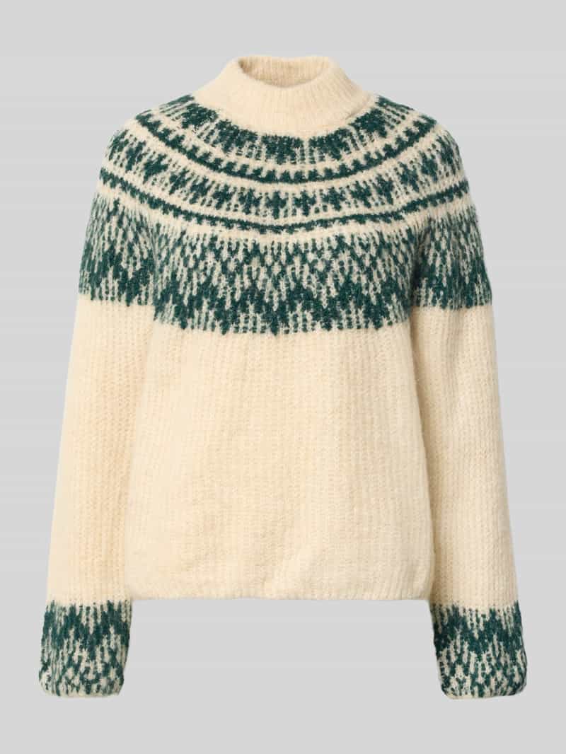 YAS Gebreide pullover met opstaande kraag model ' LIRI'