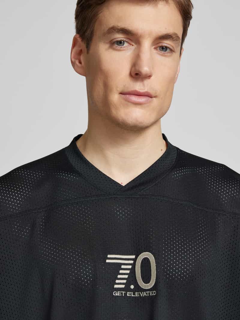 EA7 Emporio Armani T-shirt met statementstitching model 'TRAIN 7.0'