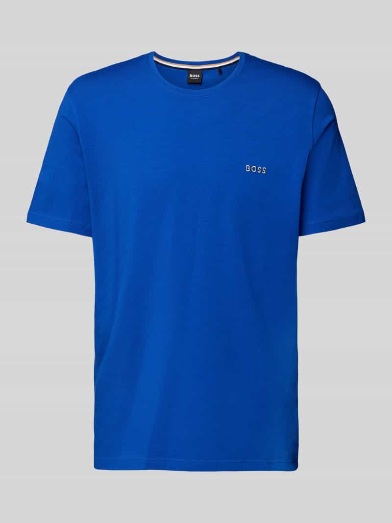 Boss T-shirt met logodetail model 'MIX&MATCH'