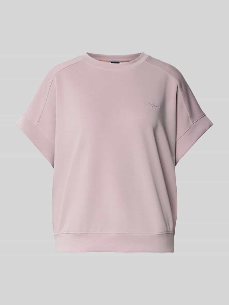 Boss Orange Loose fit T-shirt met labelstitching model 'ENARI'