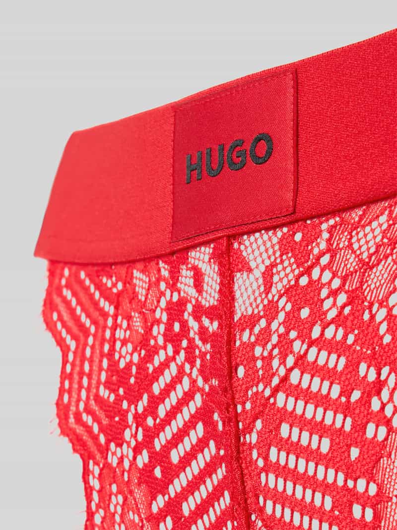 HUGO Slip van kant model 'RED LABEL LACE'