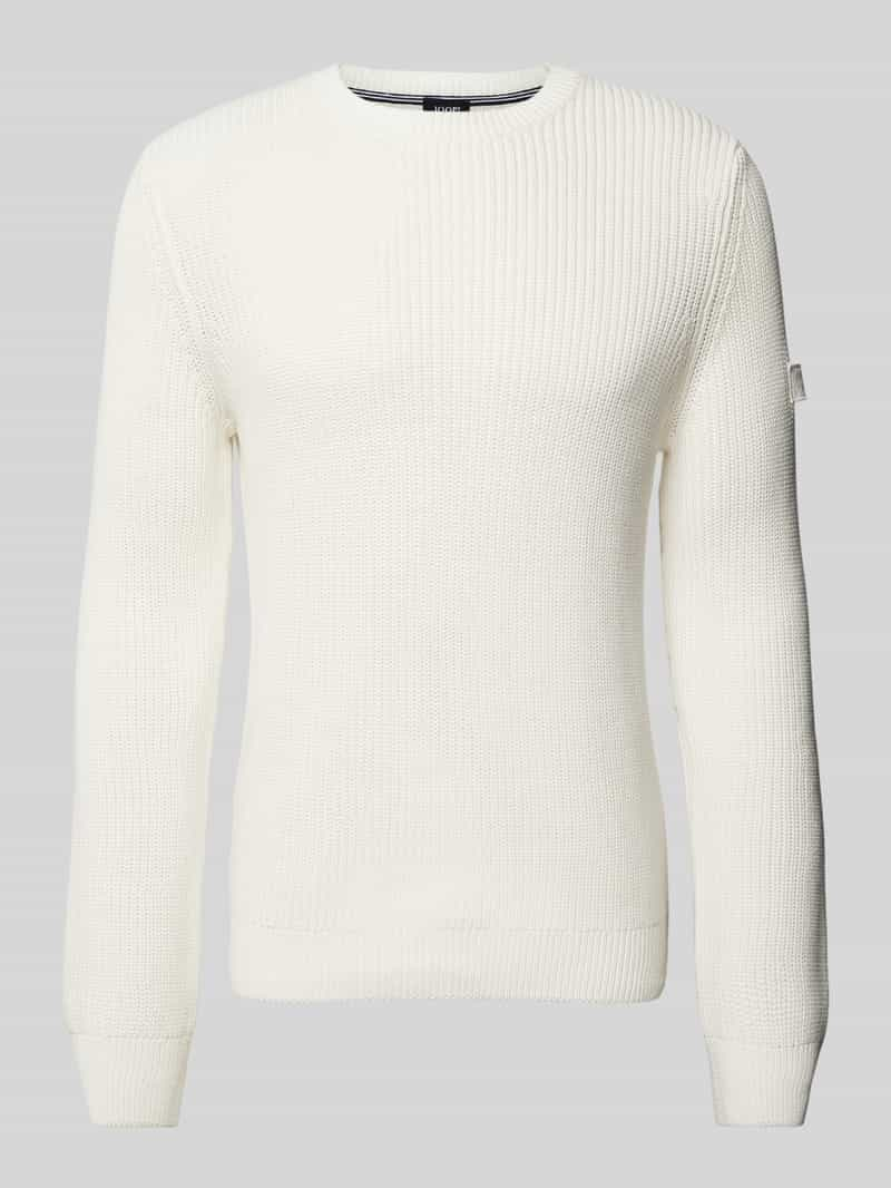 JOOP! JEANS Gebreide pullover met ronde hals, model 'Haro'