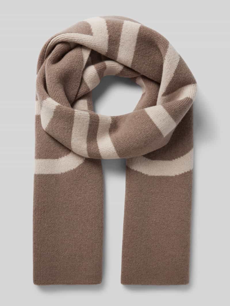 CK Calvin Klein Wollen sjaal in two-tone-stijl