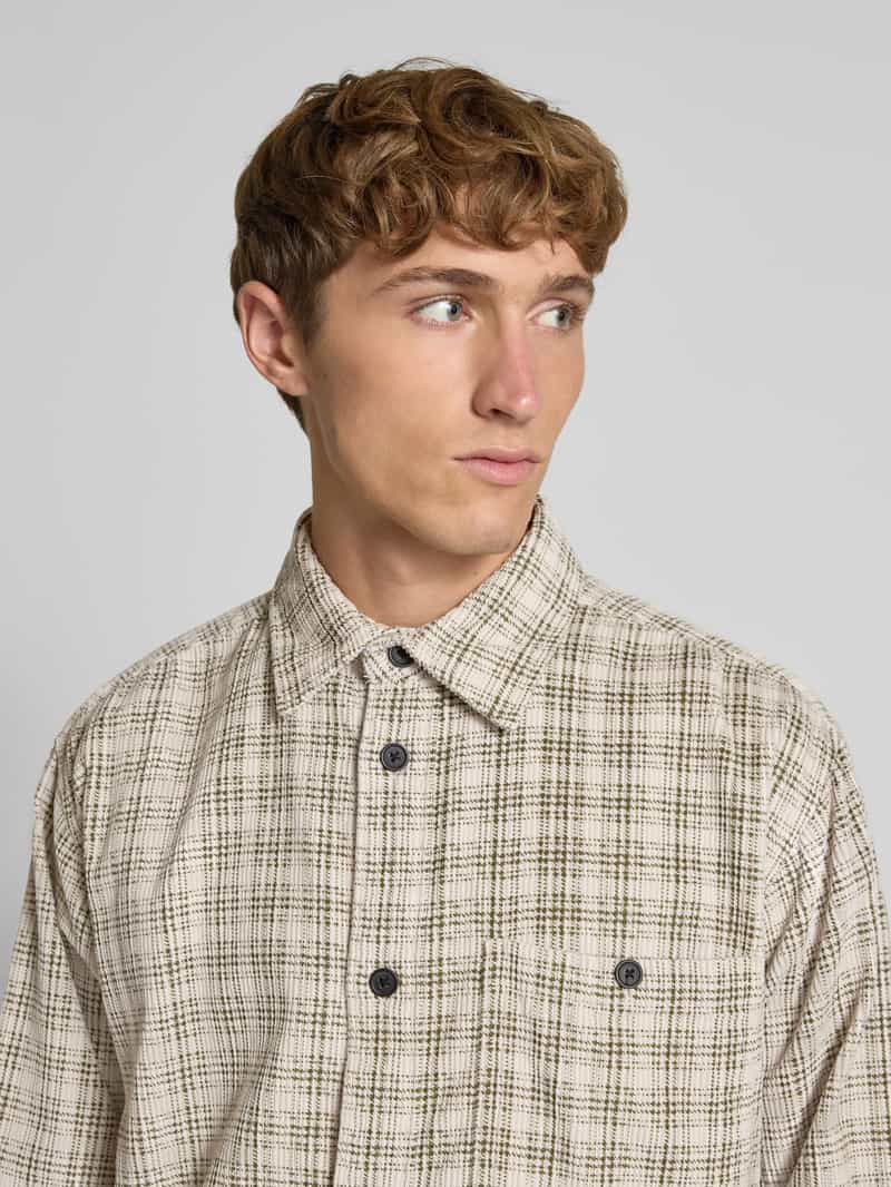 Only & Sons Loose fit overhemd van puur katoen model 'WALEED'