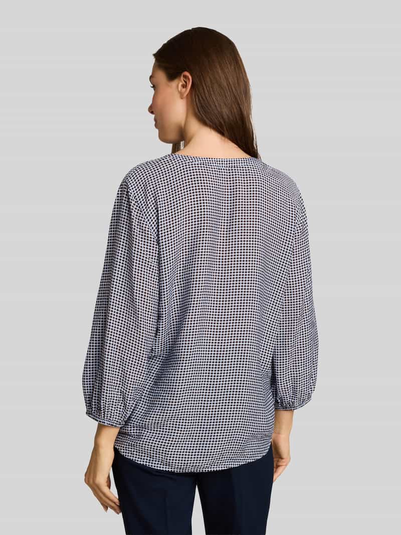 Tom Tailor Loose fit blouse met lange mouwen van viscosemix