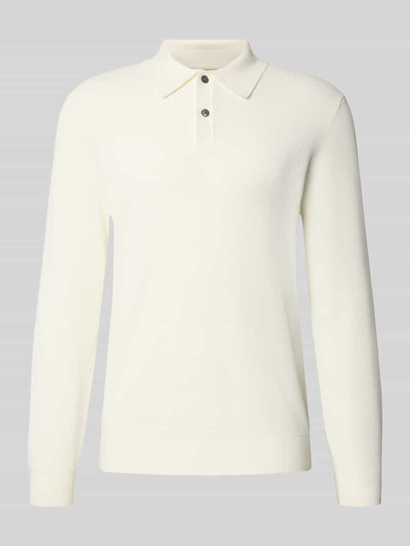 Christian Berg Men Slim fit poloshirt met knoopsluiting