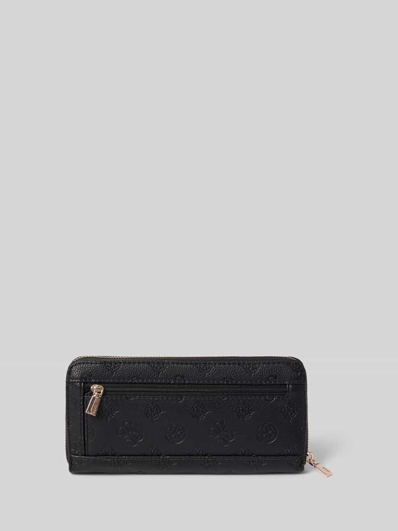 Guess Portemonnee in leerlook model 'BLAKE' black logo, foto 2