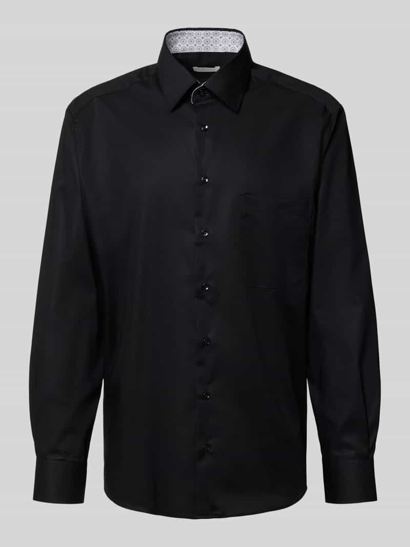 Eterna Comfort fit zakelijk overhemd met knoopsluiting