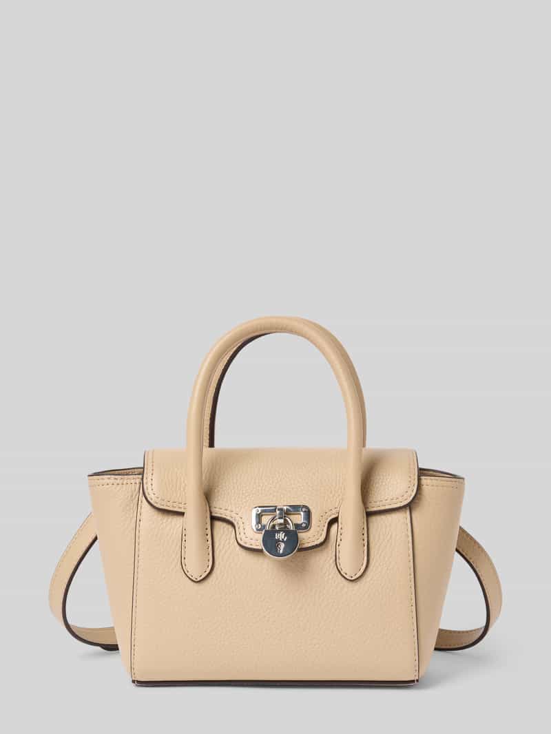 Lauren Ralph Lauren Handtas van rundleer met draagbanden
