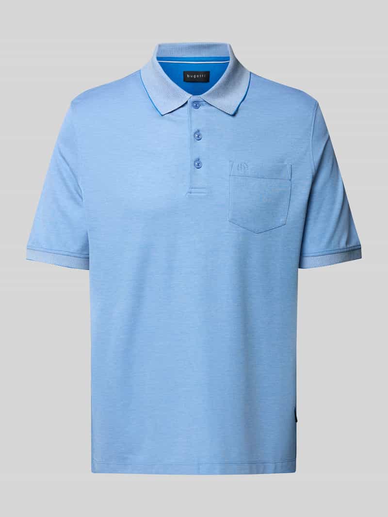 Bugatti Poloshirt met borstzak