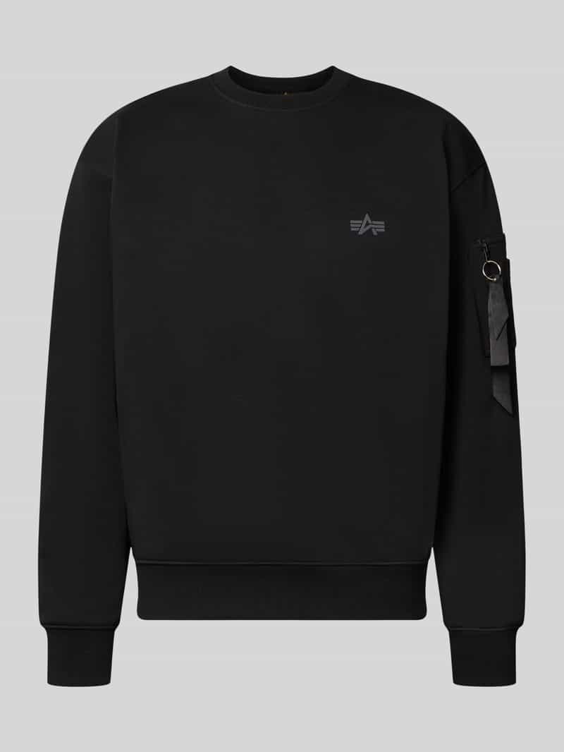 Alpha industries Sweatshirt met labeldetails