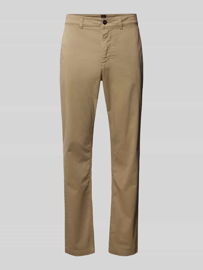 Boss Orange Regular fit chino met ceintuurlussen