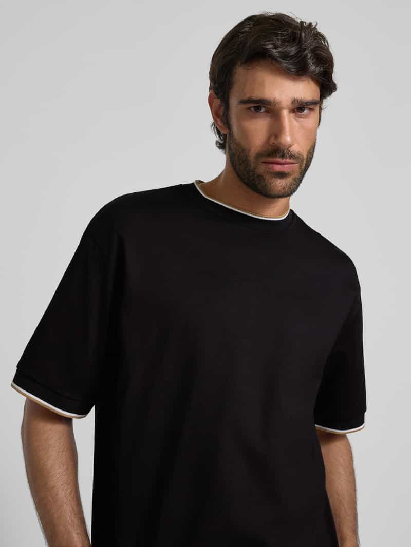 Boss Regular fit T-shirt van puur katoen model 'TAMES'