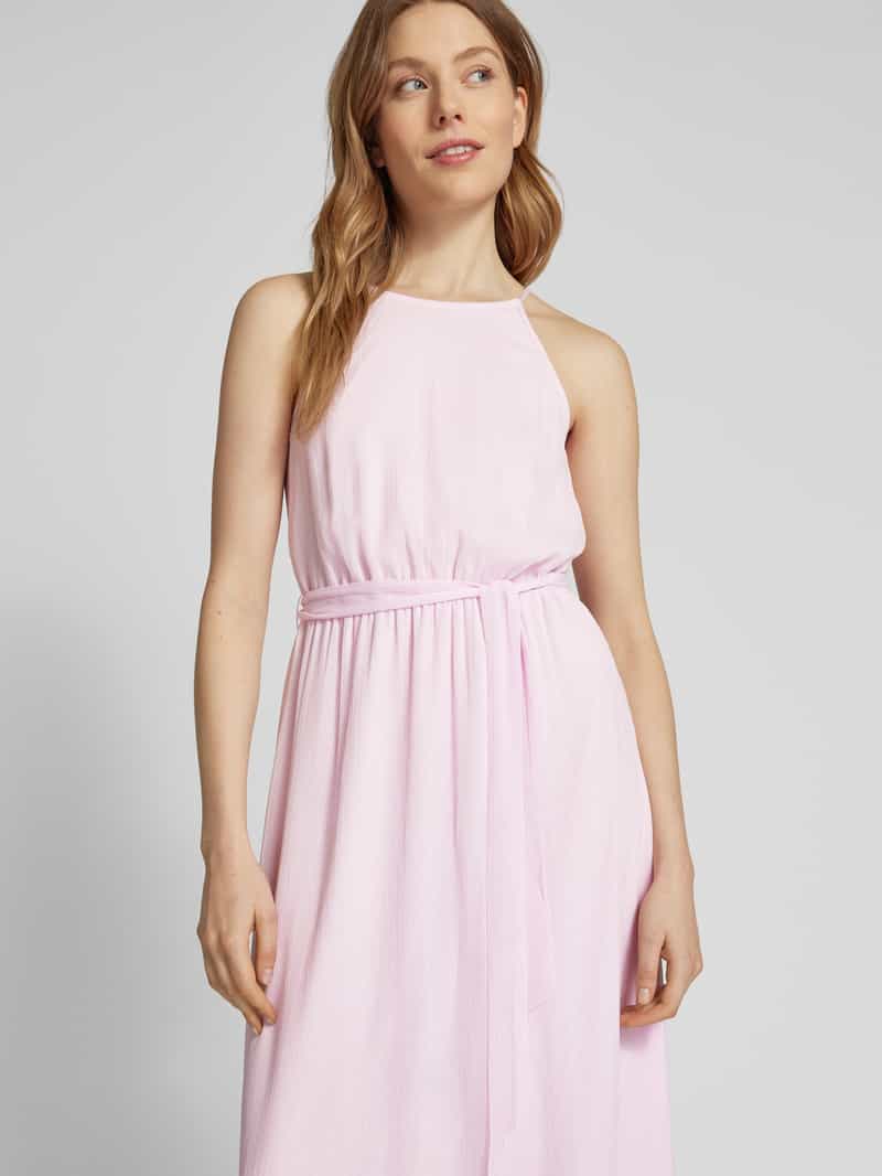 Vila Maxi-jurk met strikceintuur model 'FALIA'
