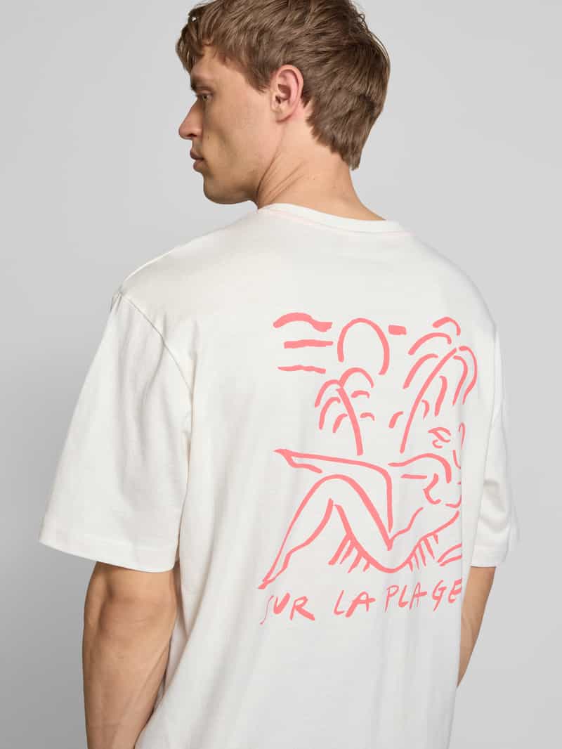 Only & Sons T-shirt met stitchingdetail model 'MILO'