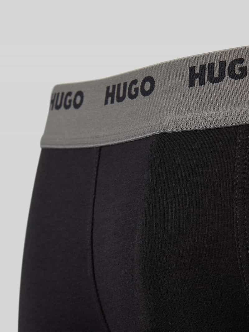 HUGO Regular fit boxershort in een set van 3 stuks