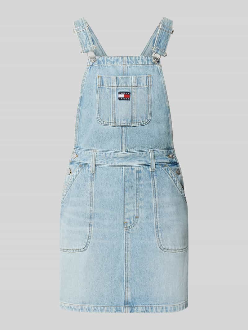 Tommy Jeans Licht uitlopende jeansjurk van puur katoen